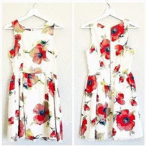 Gabriella Rocha Floral Poppy Sleevless Dress